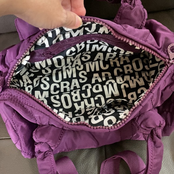 Marc Jacobs dark purple nylon satchel - Picture 8 of 8